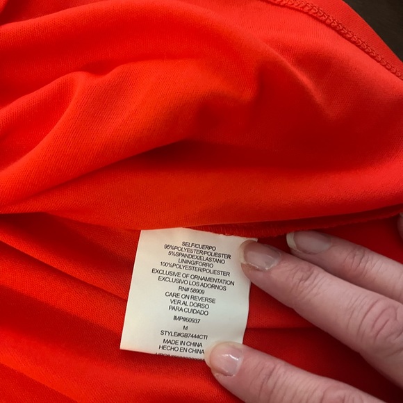 Gianni Bini Red-Orange Dress - Picture 4 of 5